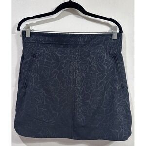 Orvis Women's Black Travel Skort  Golf / tennis Skirt  Stretch‎ Fabric SZ 7 S
